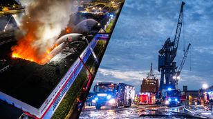 Wielki pożar hali. Nowe zdjęcia pokazują skalę zniszczeń