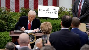 Pokazali wzór na cła. „Matematyka jest prosta”, ale nie o takiej mówił Trump