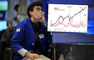 „Indeks strachu” na Wall Street na chwilę znalazł się na jednym z najwyższych poziomów w historii