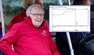 Tąpnięcie na giełdzie. Po decyzji o rezygnacji Buffett stracił 10 mld dolarów