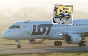 Poseł PiS wypomina LOT-owi niemieckie masło. Ambasador Niemiec odpowiada