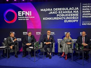 EFNI 2025. Deregulacja kluczowa dla Europy. „Konkurencyjność szoruje po dnie”